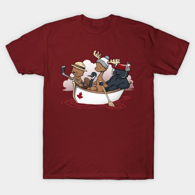 Canuck Canoe T-Shirt by Dooomcat